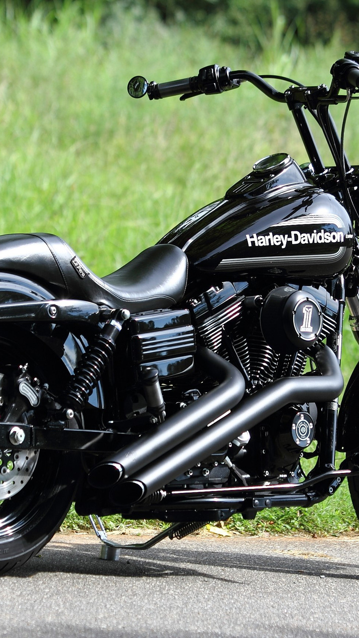 Chopper, Black, Harley Davidson, Bike, Harley Davidson - Black Wallpaper Harley Davidson Bikes - HD Wallpaper 