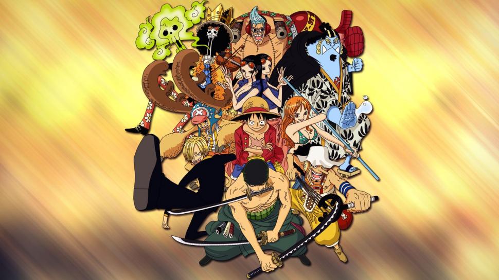 One Piece, Monkey D Luffy, Roronoa Zoro, Sanji, Nico - HD Wallpaper 