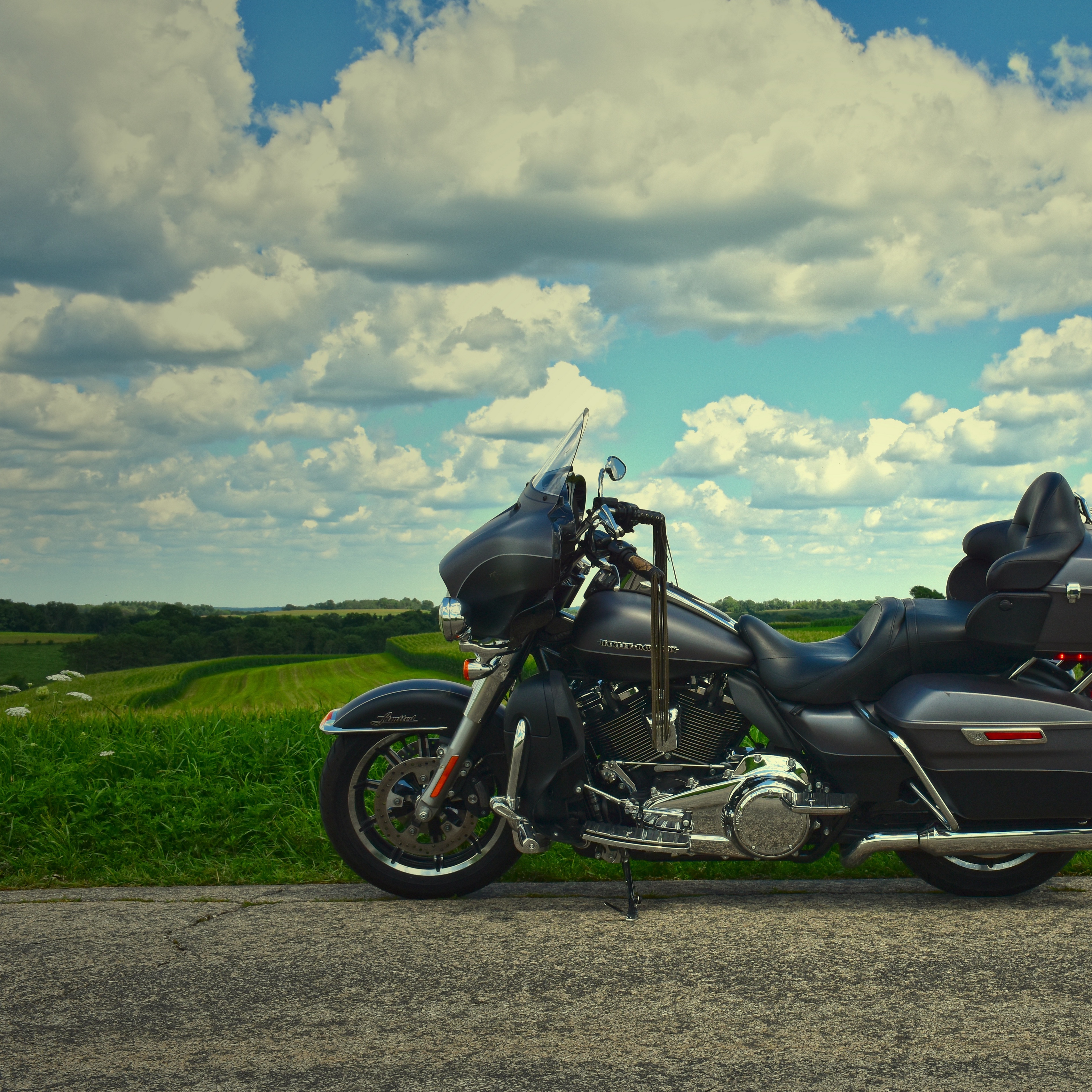 Wallpaper Harley-davidson, Bike, Motorcycle, Travel, - Harley Davidson Travel Bike - HD Wallpaper 