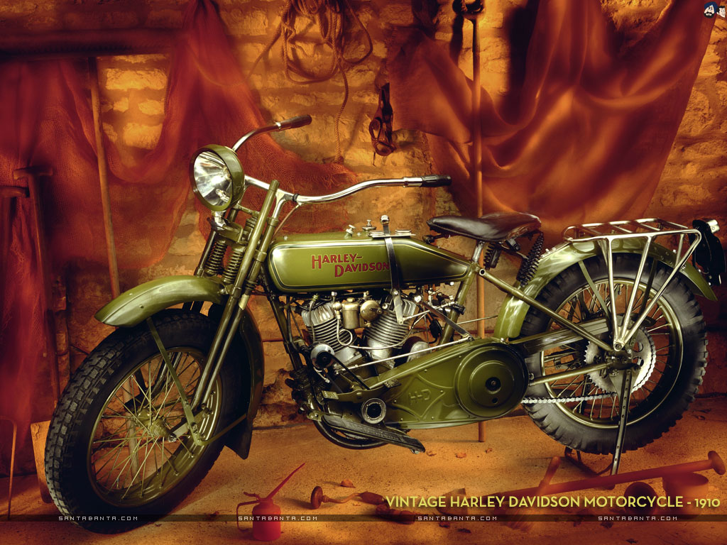 Harley Davidson - Harley Davidson Vintage - HD Wallpaper 