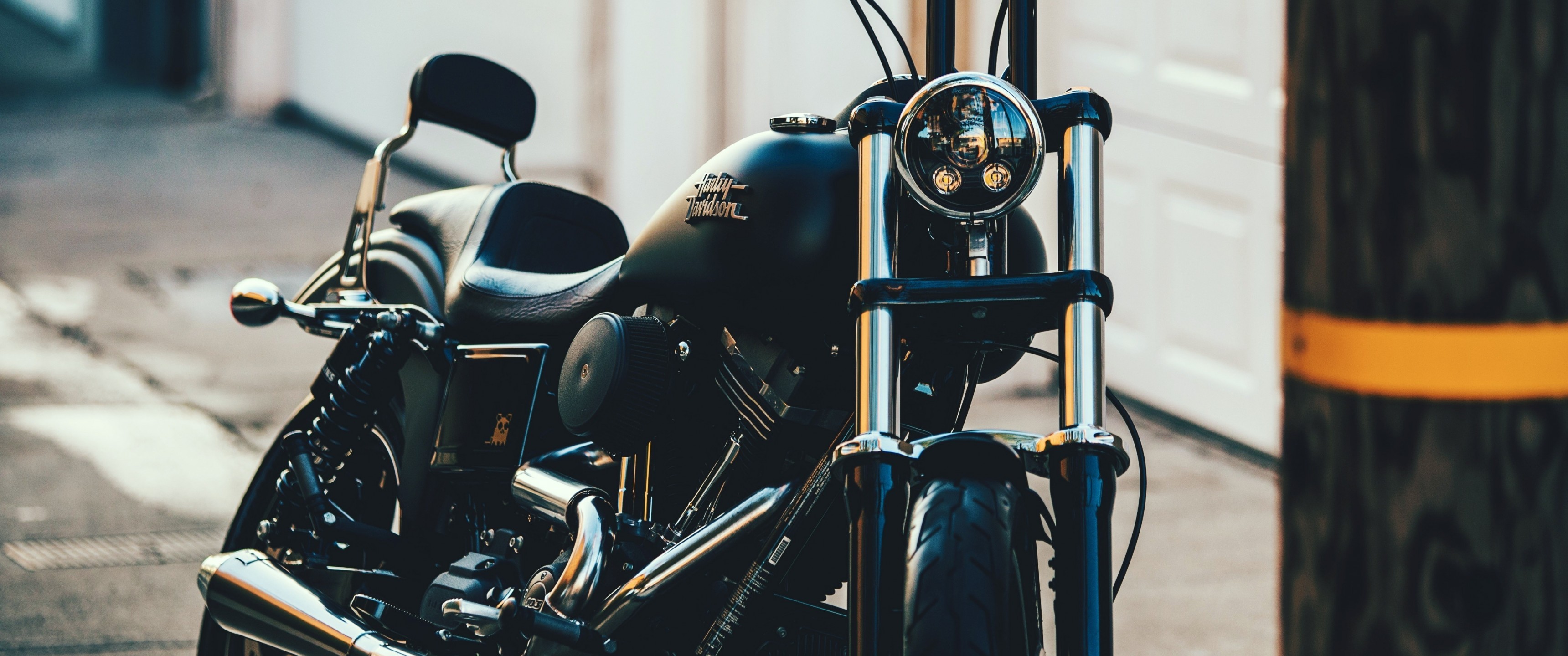 Harley Davidson, Black, Motorcycle - Phone Background Harley Davidson - HD Wallpaper 