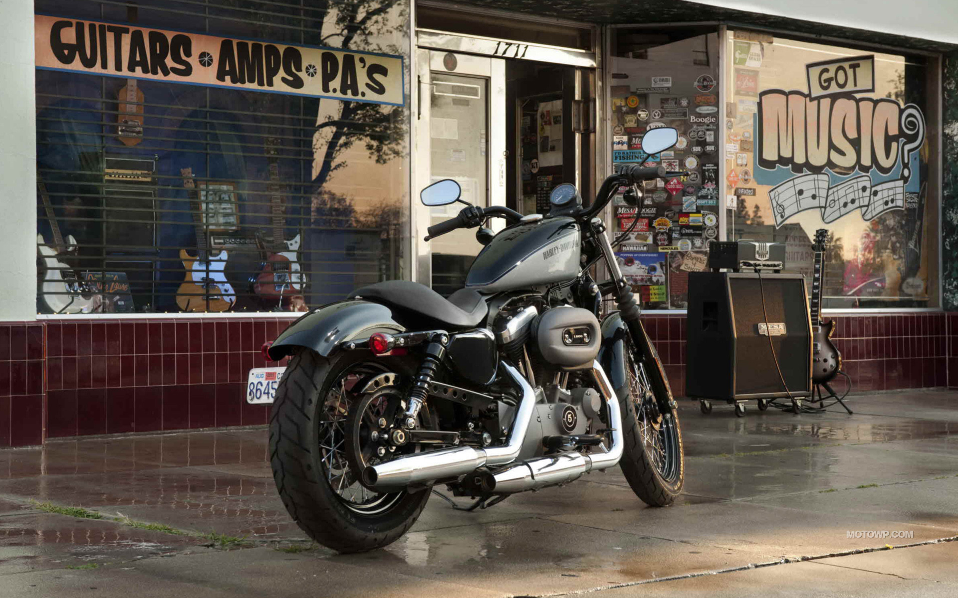 2012 Harley Davidson Nightster 1200cc Sportster - HD Wallpaper 