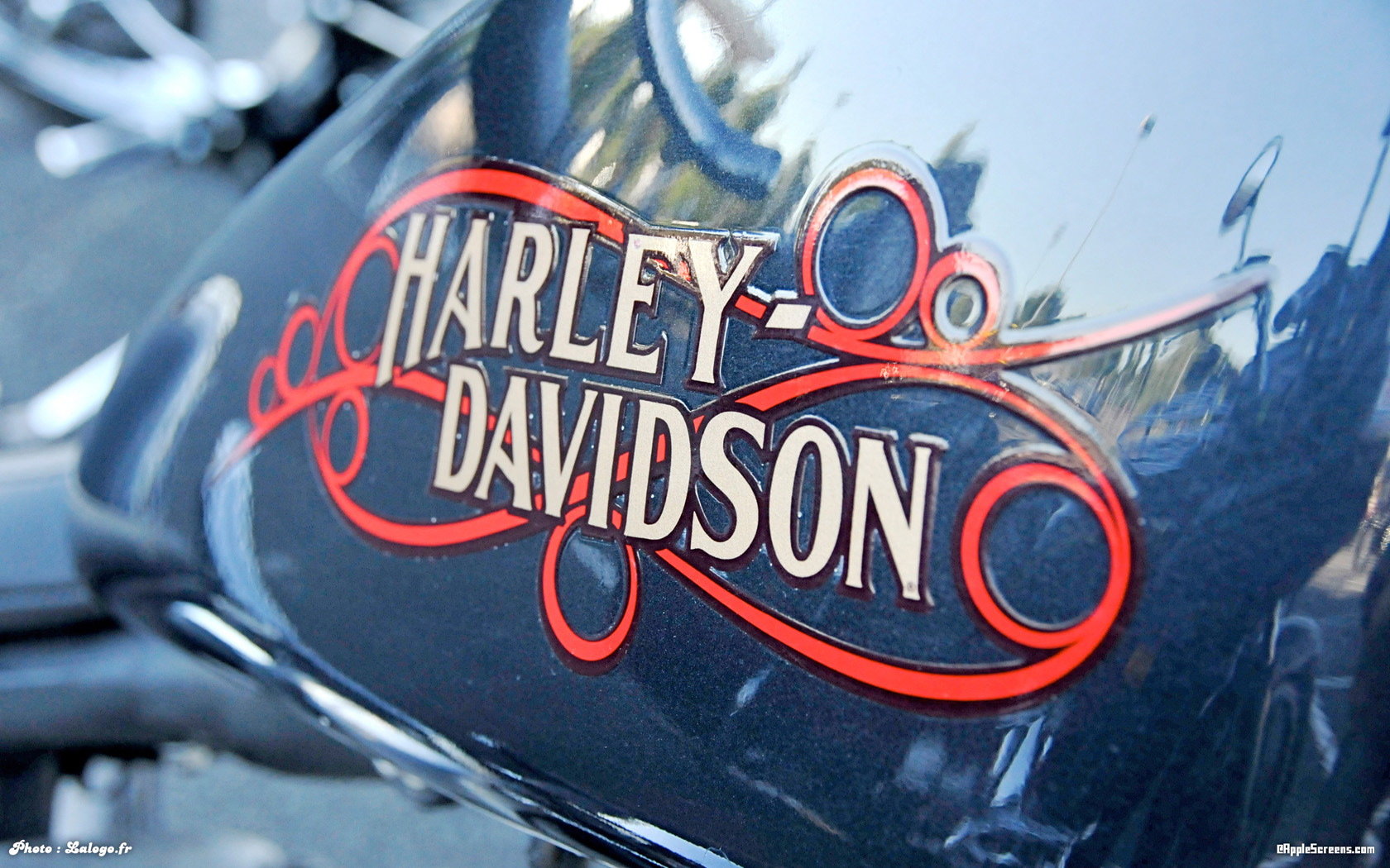 Free Download Harley Davidson Wallpaper Id - Harley Davidson Yazısı - HD Wallpaper 