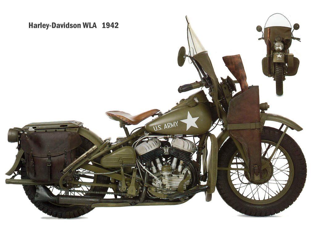 Harley Davidson Wla 43 - HD Wallpaper 