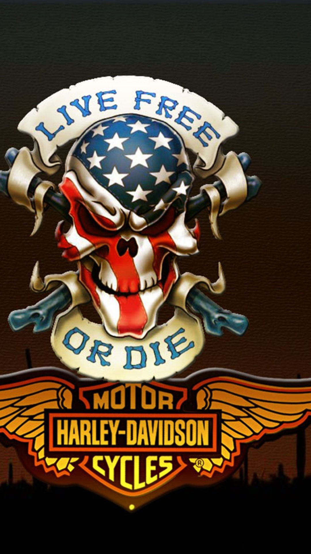 Iphone 7 Wallpaper Harley Davidson - HD Wallpaper 