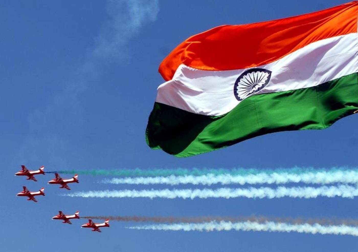 Indian Flag With Airforce - HD Wallpaper 