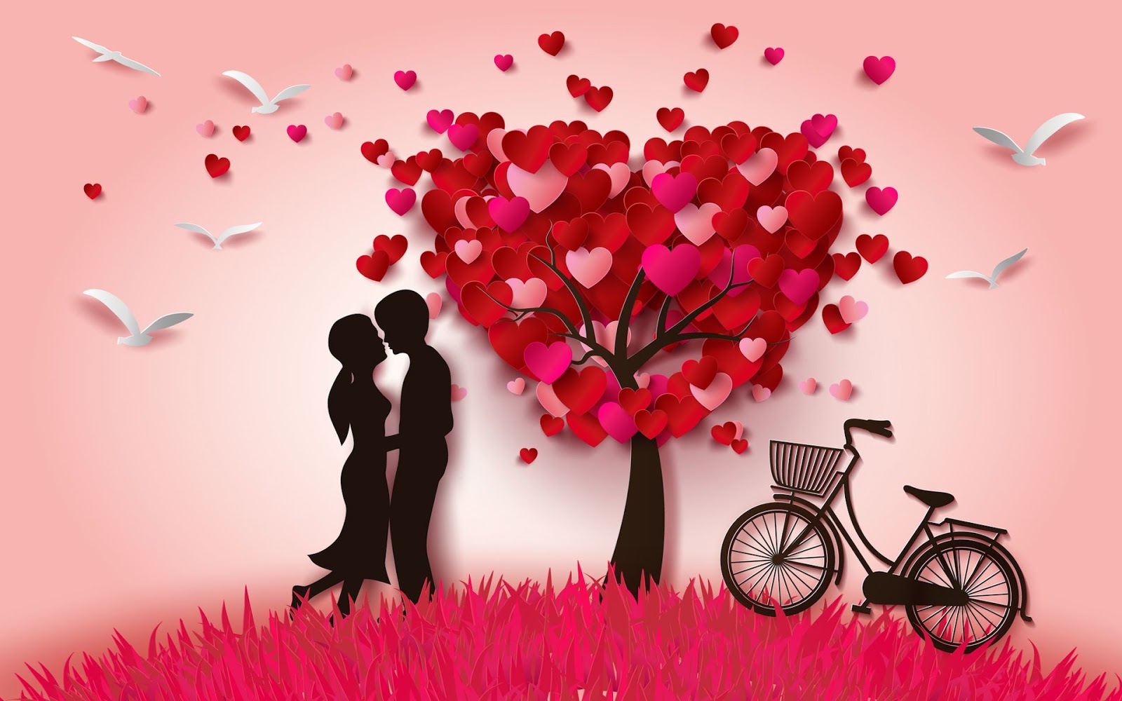 Papel De Parede Casal Amor - HD Wallpaper 