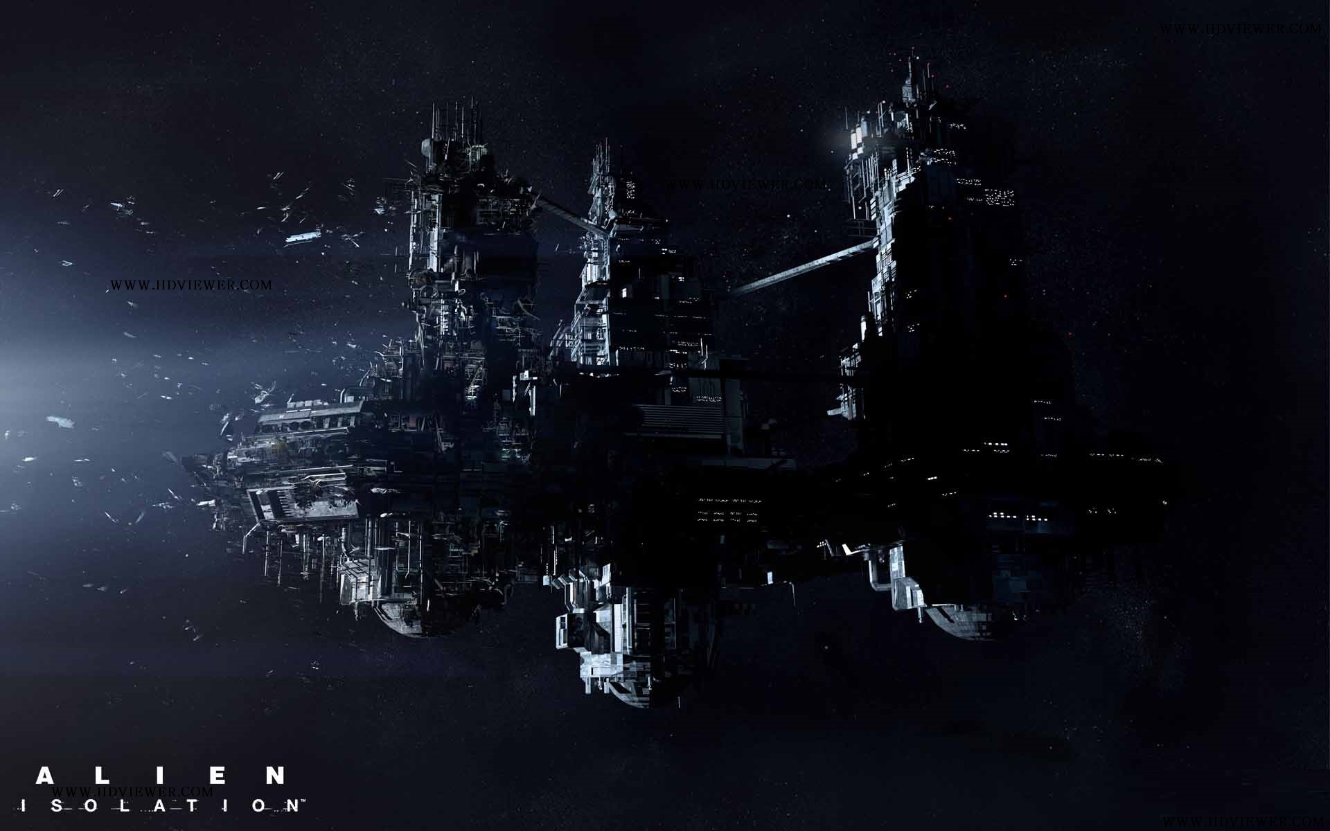 Giant Alien Space Station - HD Wallpaper 