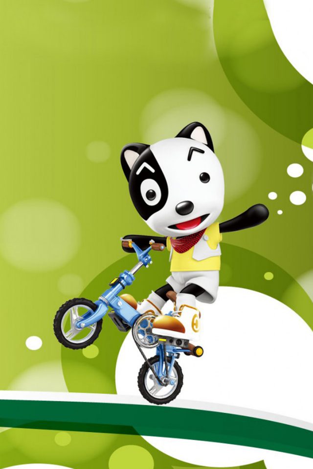 Dog On Bike Iphone Wallpaper - HD Wallpaper 