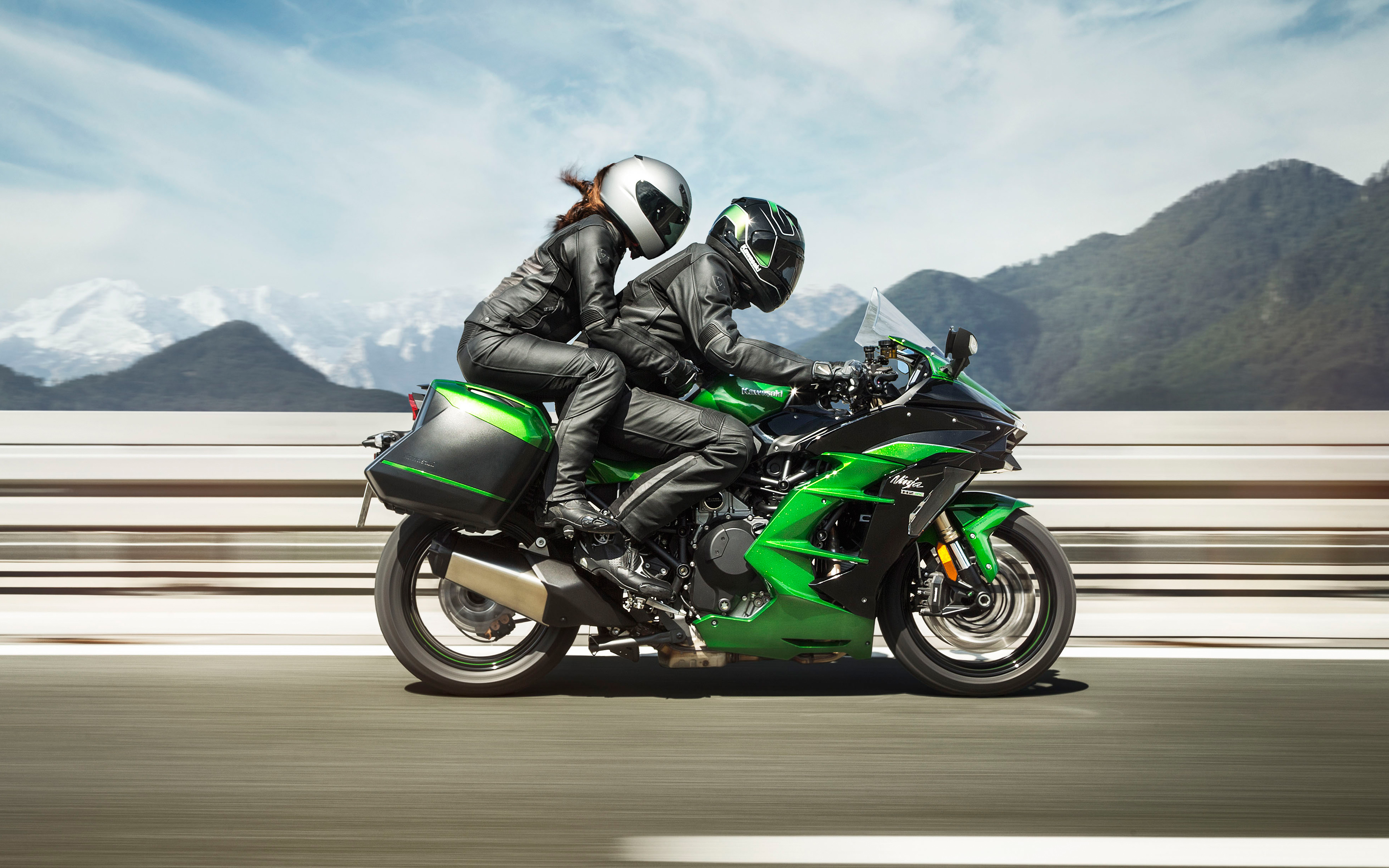 Kawasaki Ninja H2 Sx, 2018, Supercharged, 4k, Sports - Bike Rider Photos Download - HD Wallpaper 