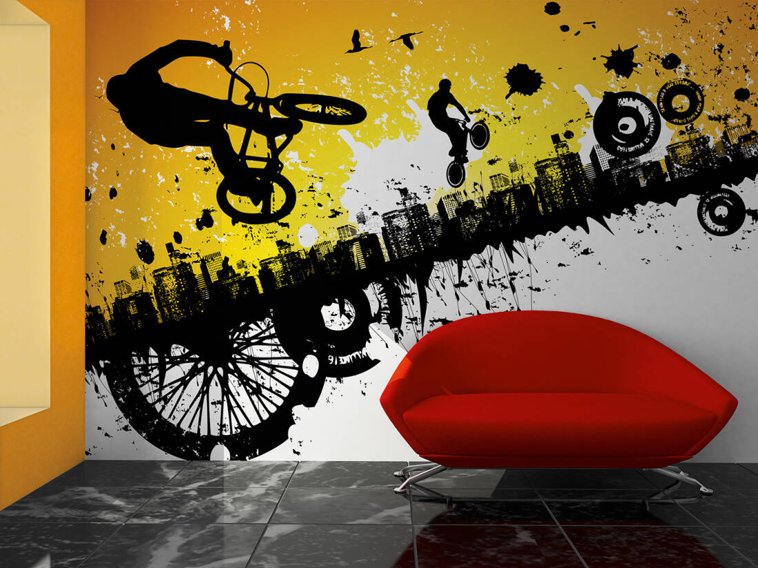 Bmx Background - HD Wallpaper 