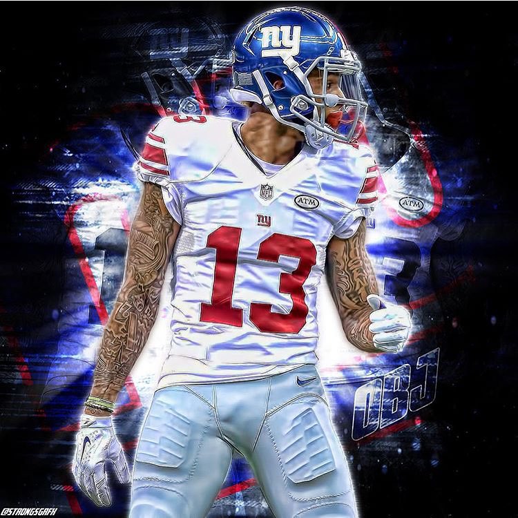 Obj Xiii Wallpaper Wp40010357 - Color Rush Odell Beckham Jr - HD Wallpaper 