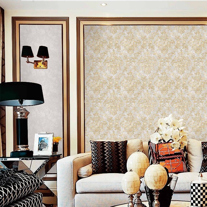 New Design Classic Luxury Damascus Texture Wallpaper - Luxury Classical Wall Design - HD Wallpaper 