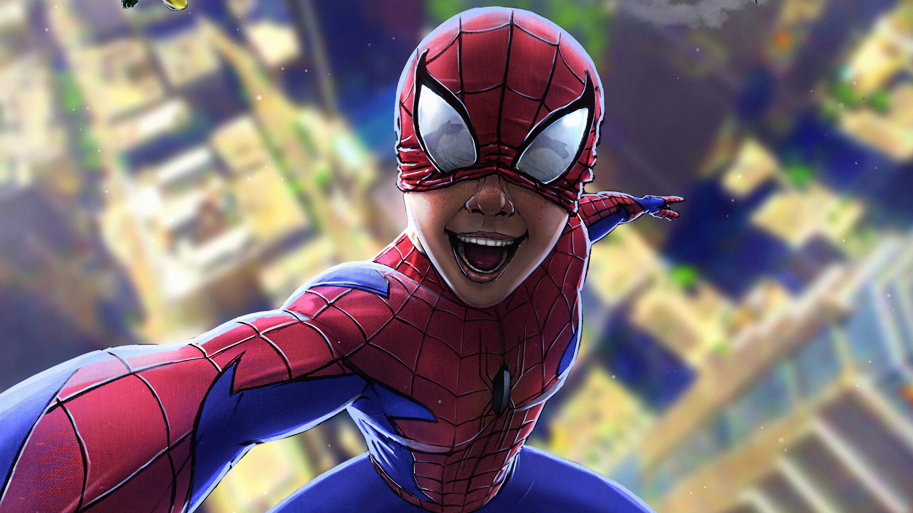 Spiderman Selfie - HD Wallpaper 