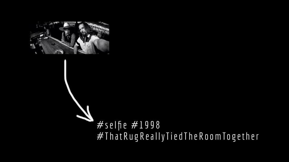 The Big Lebowski Bw Black Selfie Hd Wallpaper,black - Jeff Bridges Sam Elliott - HD Wallpaper 