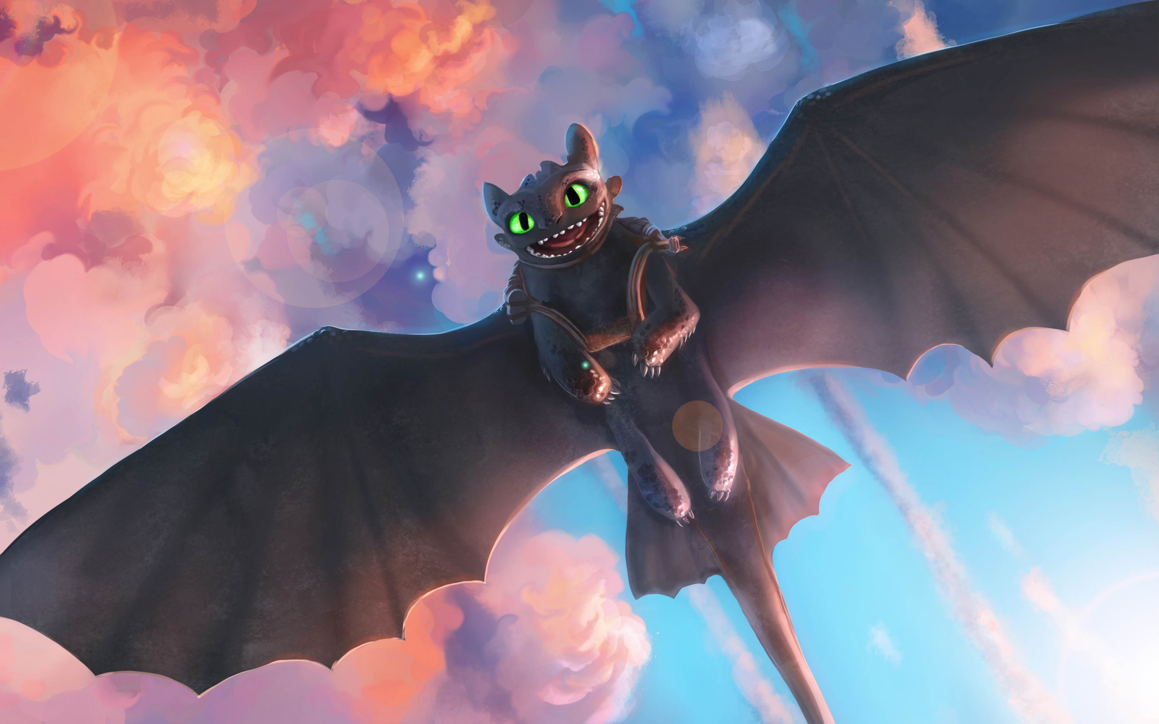 Movie, Toothless, Night Fury, Dragon, How To Train - Train Your Dragon - HD Wallpaper 