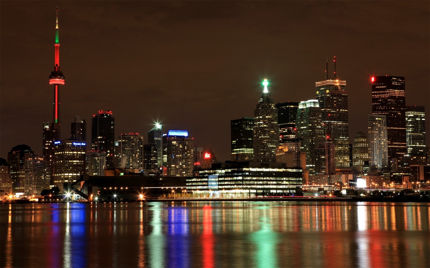 Amazing Toronto Canada Night View High Resolution Wallpaper - Toronto Night  Skyline Background - 1500x938 Wallpaper 