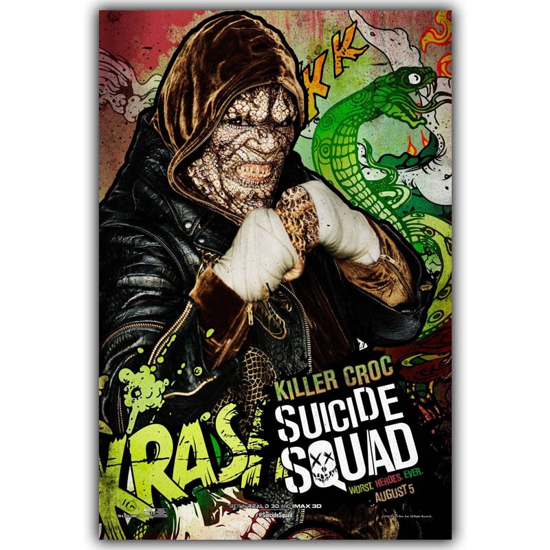Suicide Squad Killer Croc Poster - HD Wallpaper 
