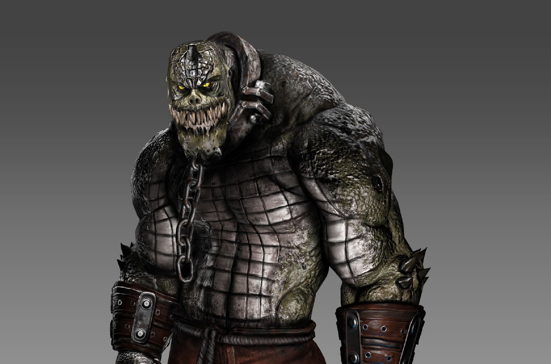 Killer Croc Computer Wallpaper - Arkham Origins Killer Croc - HD Wallpaper 