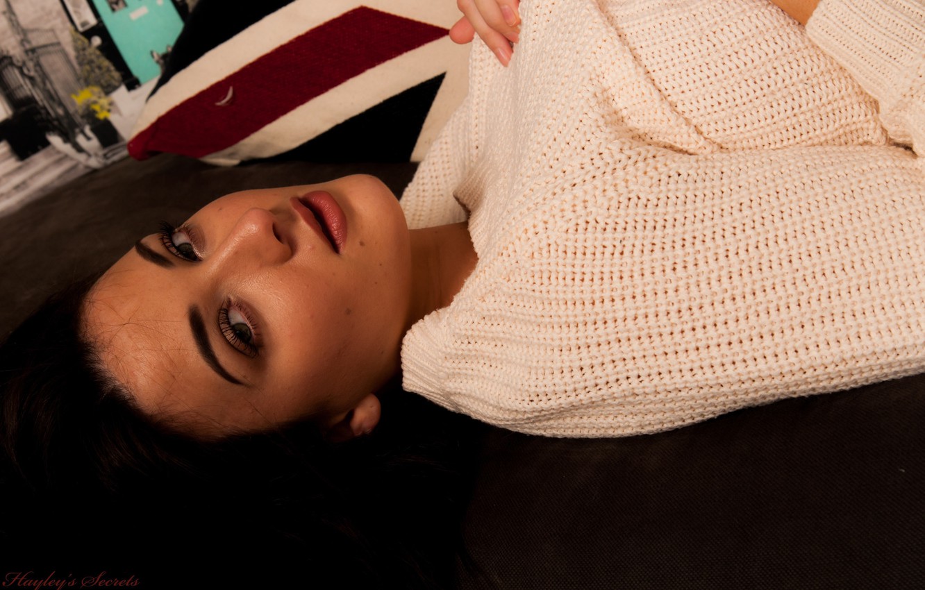 Photo Wallpaper Face, Girl, Brunette, Face, Joey Fisher - Joey Fisher - HD Wallpaper 