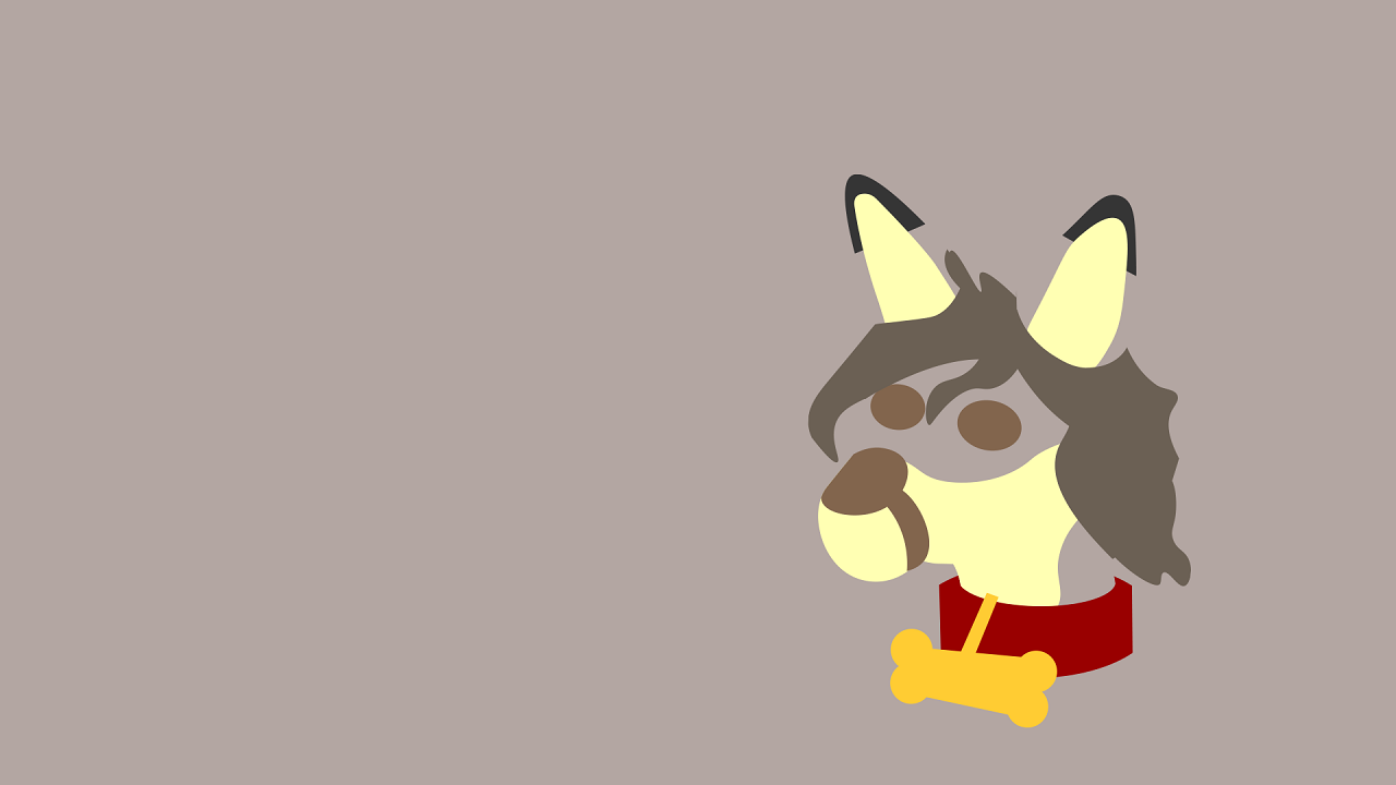 Minimalist Desktop Wallpaper Joey - Cartoon - HD Wallpaper 