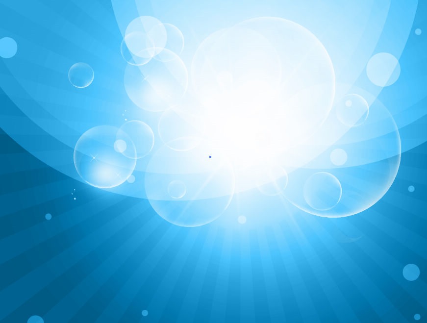 Blue Sky And Circles Background Vector Graphic Free - Sky Blue Vector Background - HD Wallpaper 