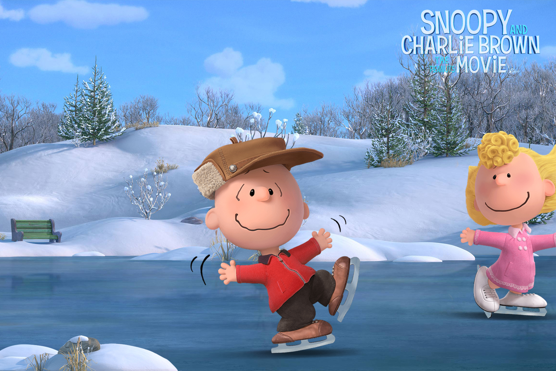 Charlie Brown Skating Peanuts Movie - HD Wallpaper 