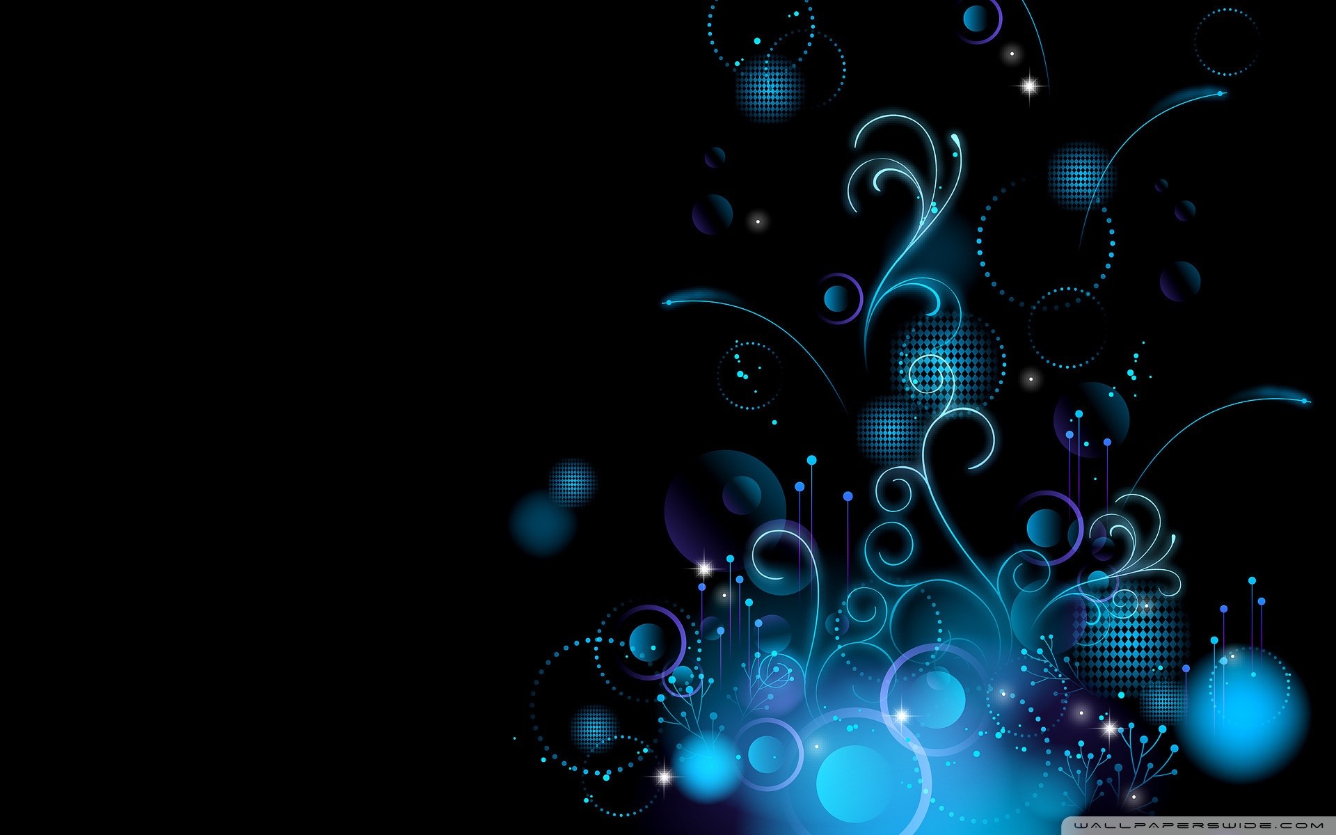 Wide 
 Data-src - Blue Design Wallpaper Hd - HD Wallpaper 