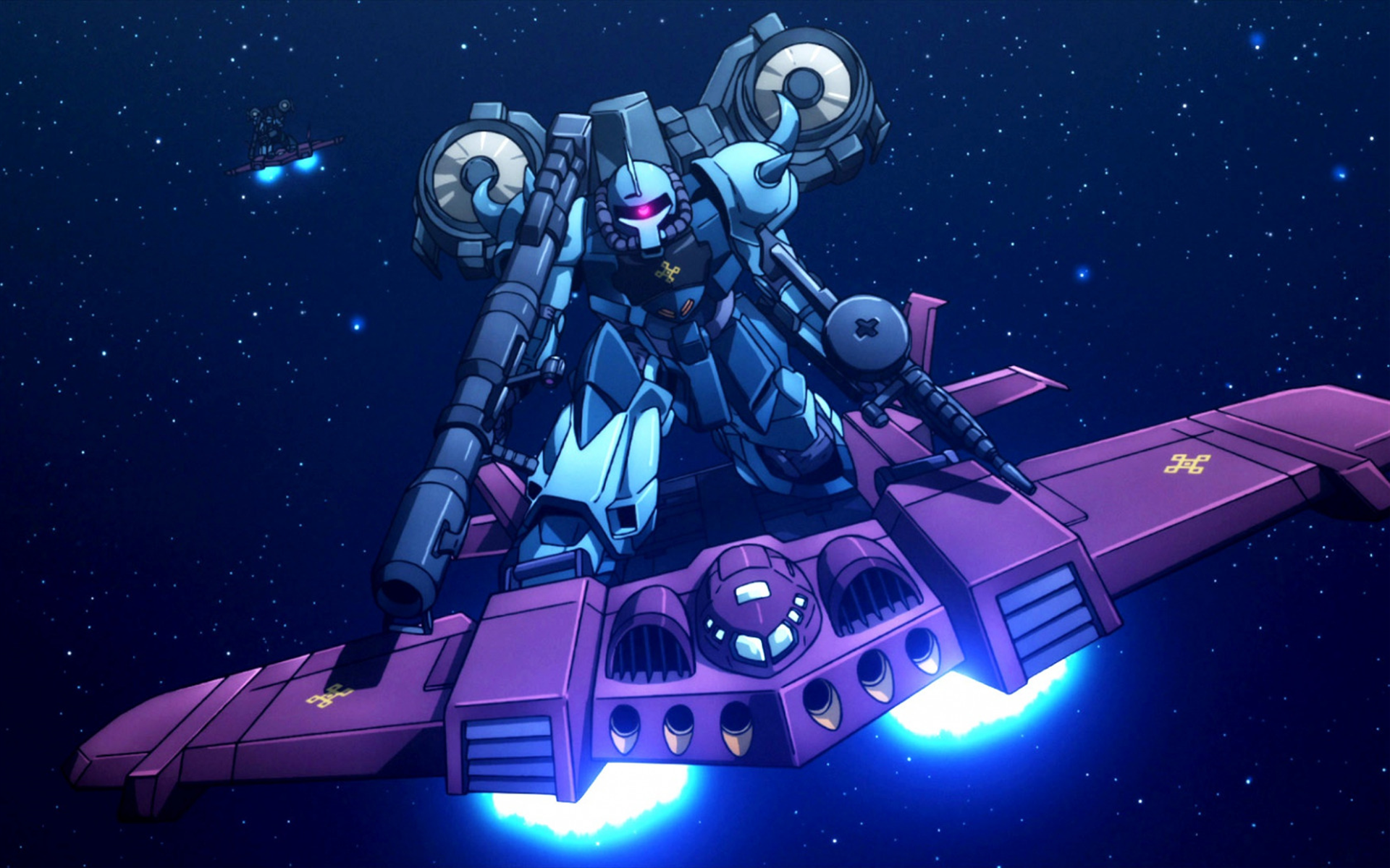 Mobile Suit Gundam, Main Character, Robot, Galaxy, - Mobile Suit Gundam Thunderbolt Gouf - HD Wallpaper 