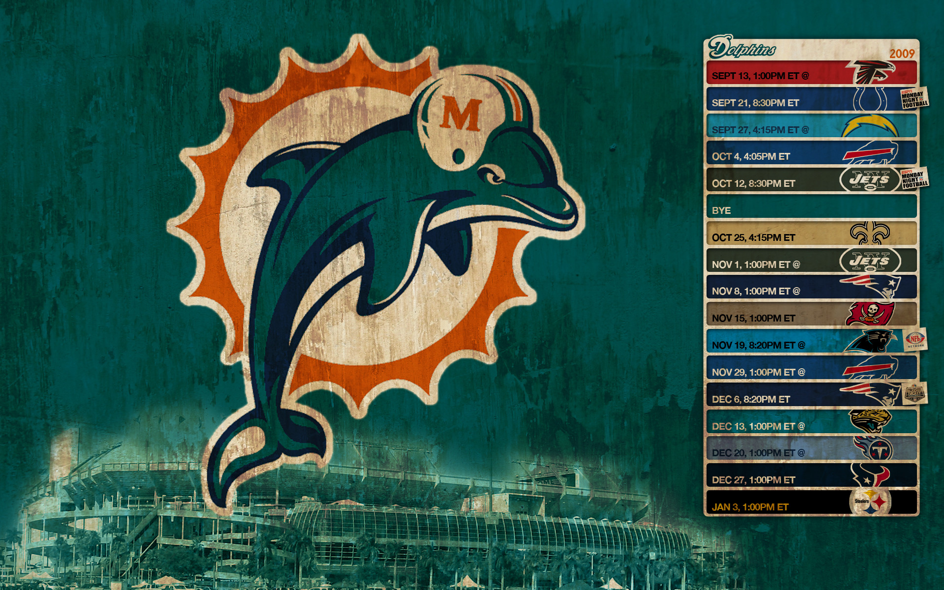 Miami Dolphins Wallpaper Hd Wallpaper 1080p 
 Data-src - Florida American Football Team - HD Wallpaper 