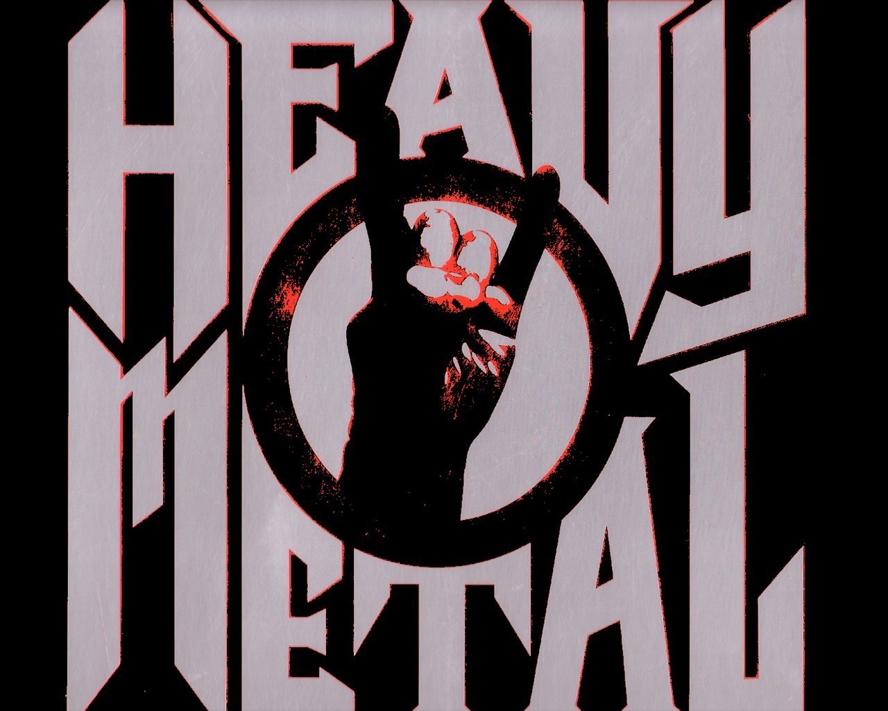 Heavy Metal Wallpaper - Heavy Metal Music Logo - HD Wallpaper 