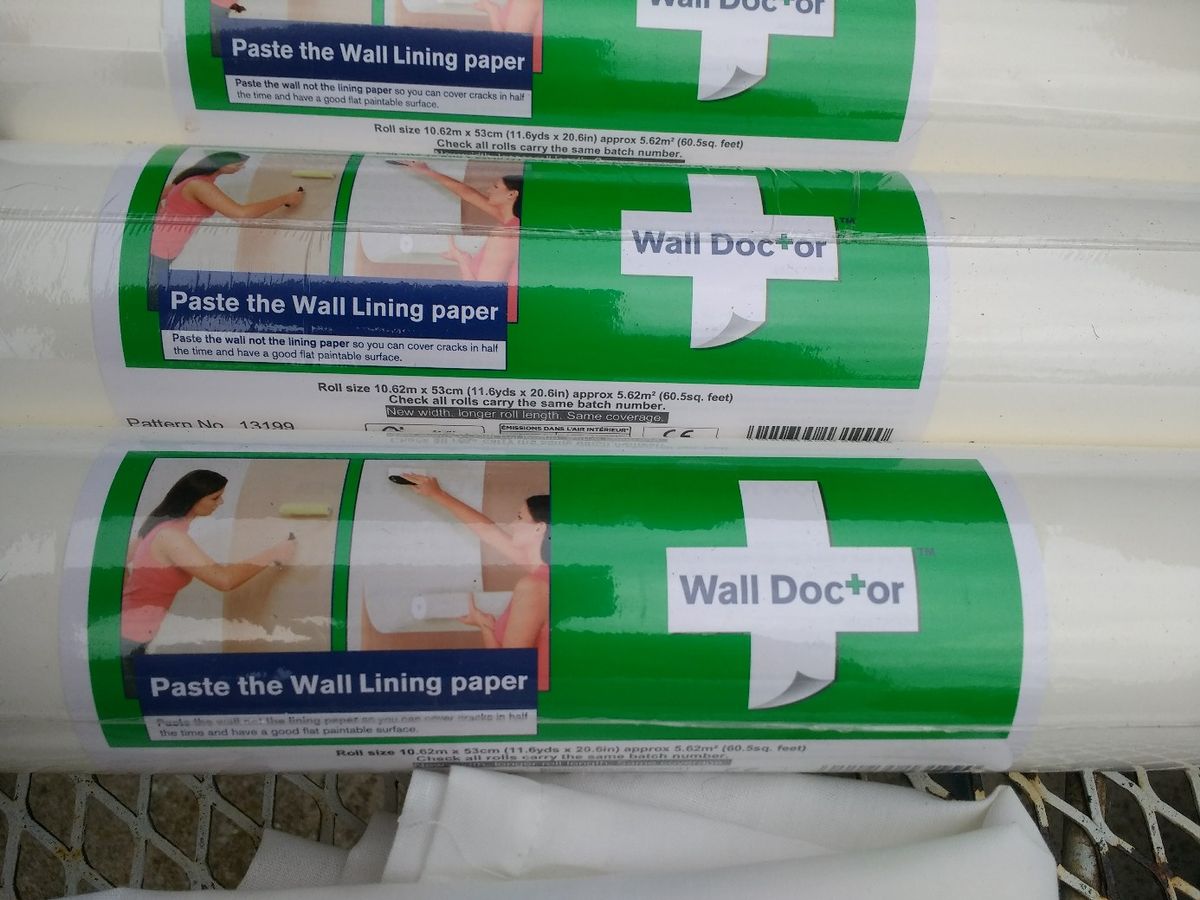 Wall Doctor Lining Paper 3 Rolls - Label - HD Wallpaper 