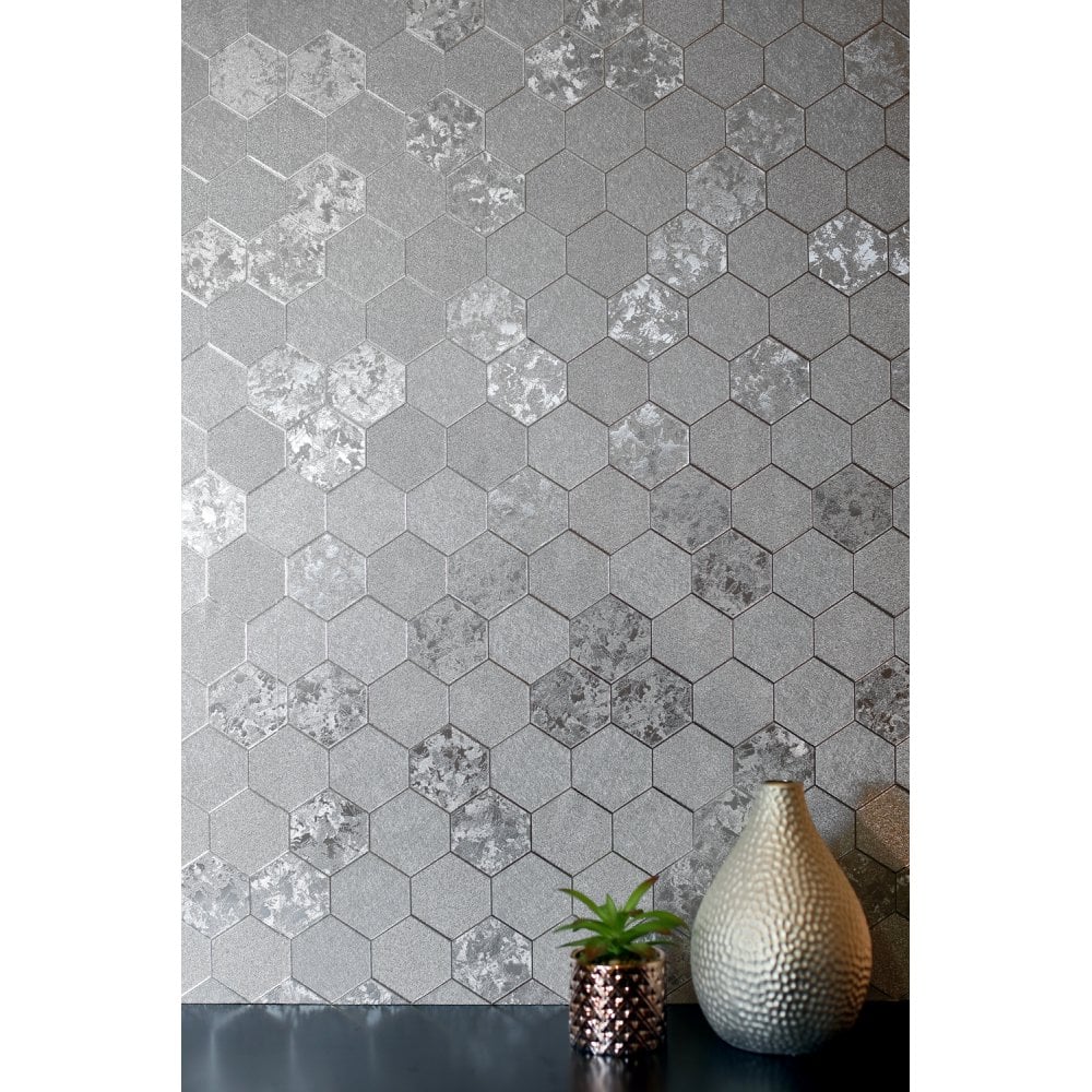 Contemporary Textured Wallpaper - Papel Pintado Pared Metalizado - HD Wallpaper 