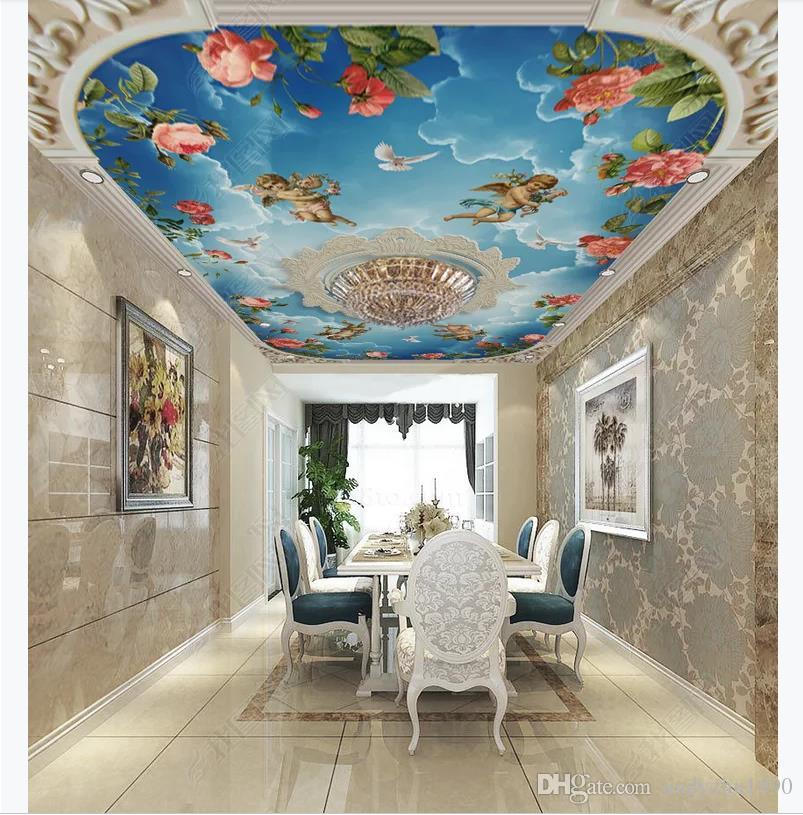 Dining Room Ceiling Mural - HD Wallpaper 