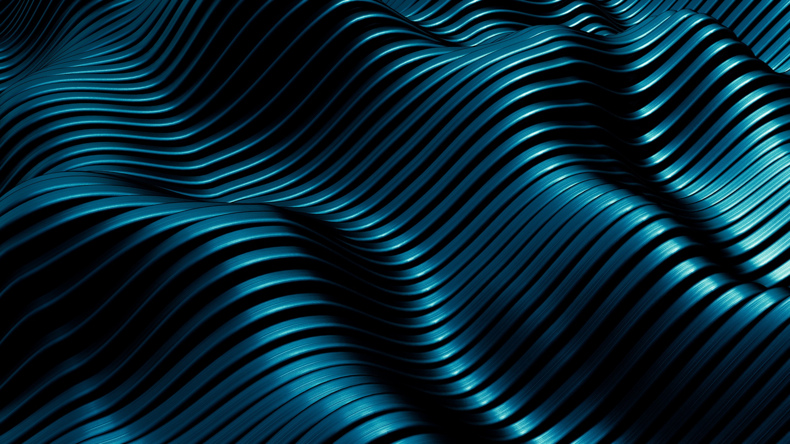 Wave Metal Background - HD Wallpaper 