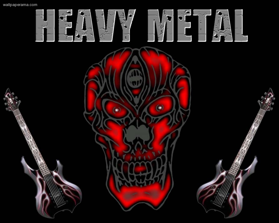 20081204 6839 Metal Wallpaper - Heavy Metal Skull - HD Wallpaper 
