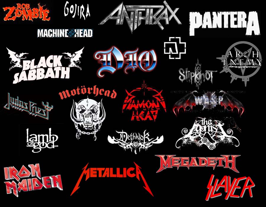 Heavy Metal Bands Logos - Metal Bands Logos - HD Wallpaper 