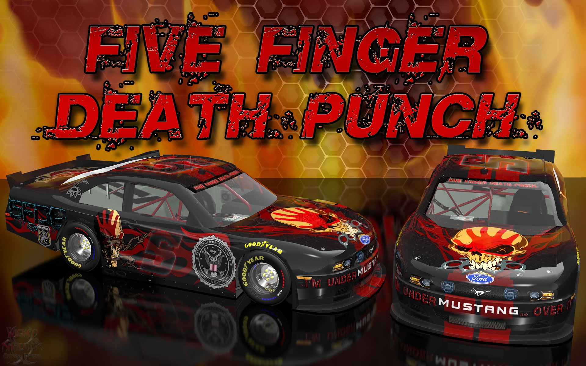 Five Finger Death Punch Wallpaper Nascar - HD Wallpaper 