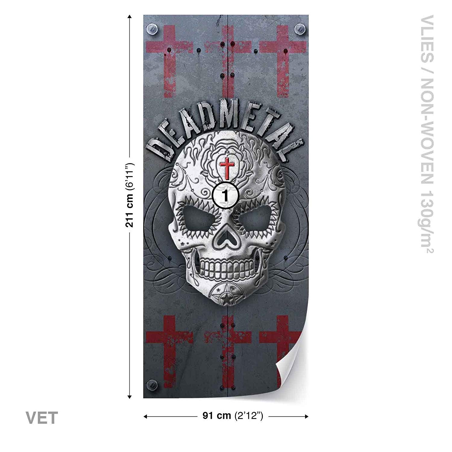 Alchemy Skull Death Metal Wall Mural Photo Wallpaper - Emblem - HD Wallpaper 