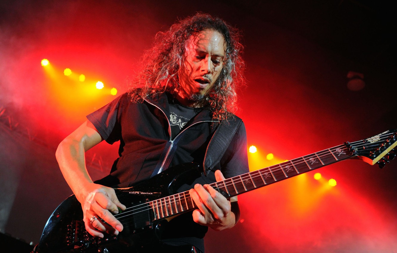 Photo Wallpaper Music, Scene, Music, Concert, Guitarist, - Lead Guitar Of Metallica - HD Wallpaper 