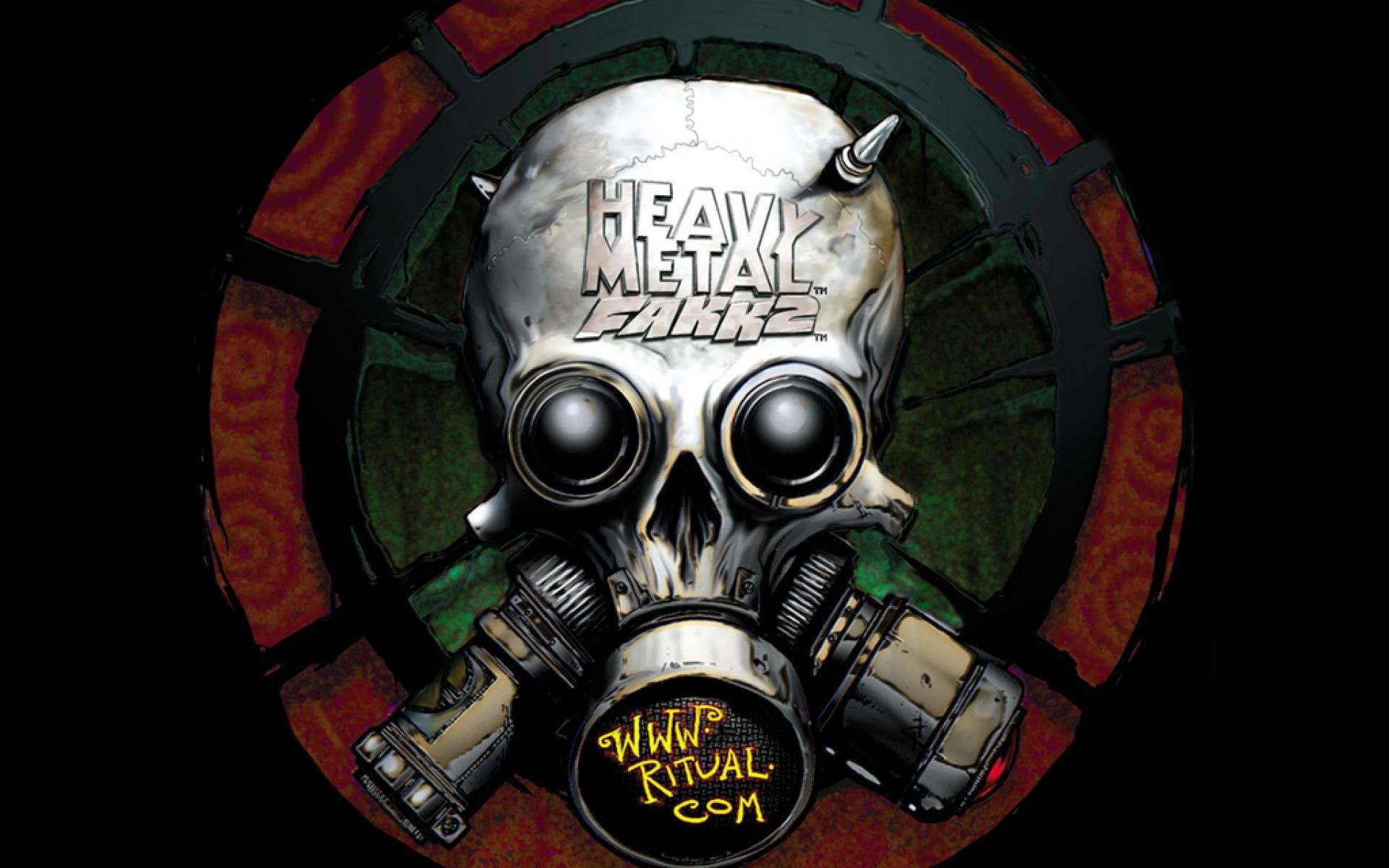 Heavy Metal Wallpapers 
 Data-src - Skull Gas Mask Wallpaper Hd - HD Wallpaper 