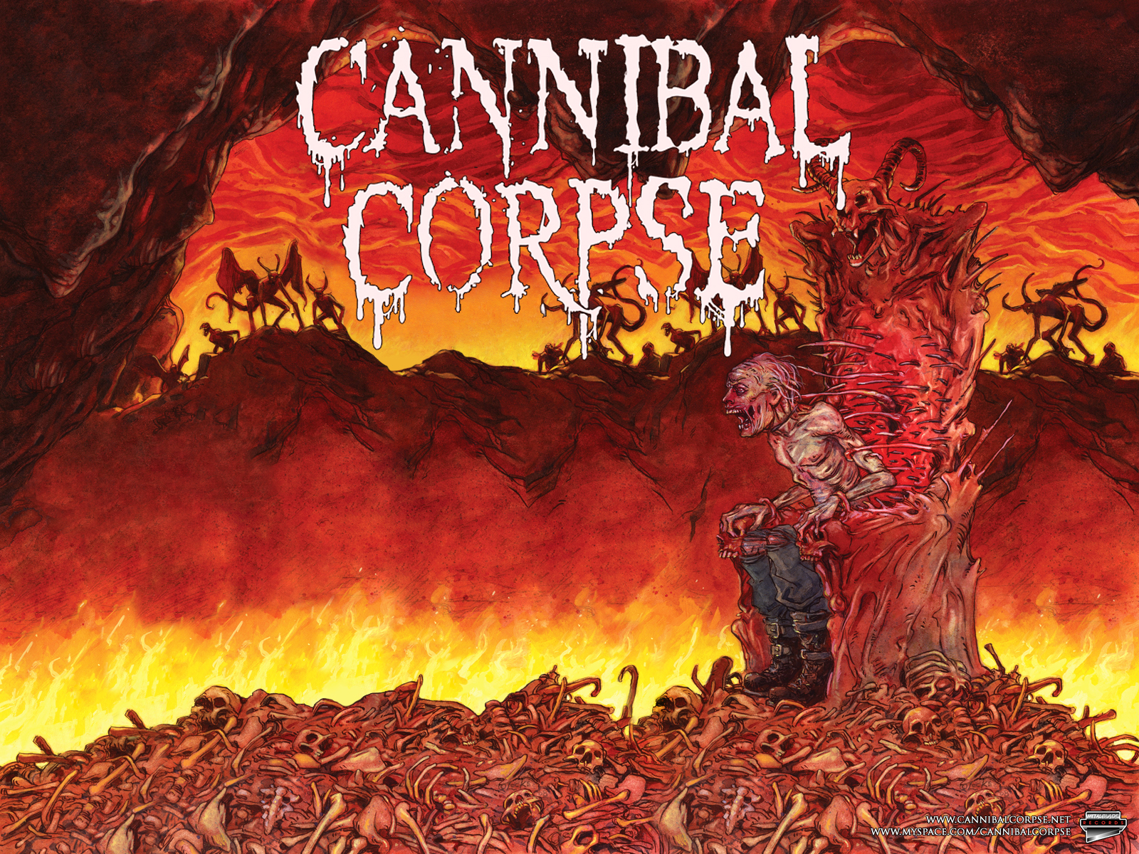 Metal Music Wallpaper - Cannibal Corpse Wallpaper Hd - HD Wallpaper 