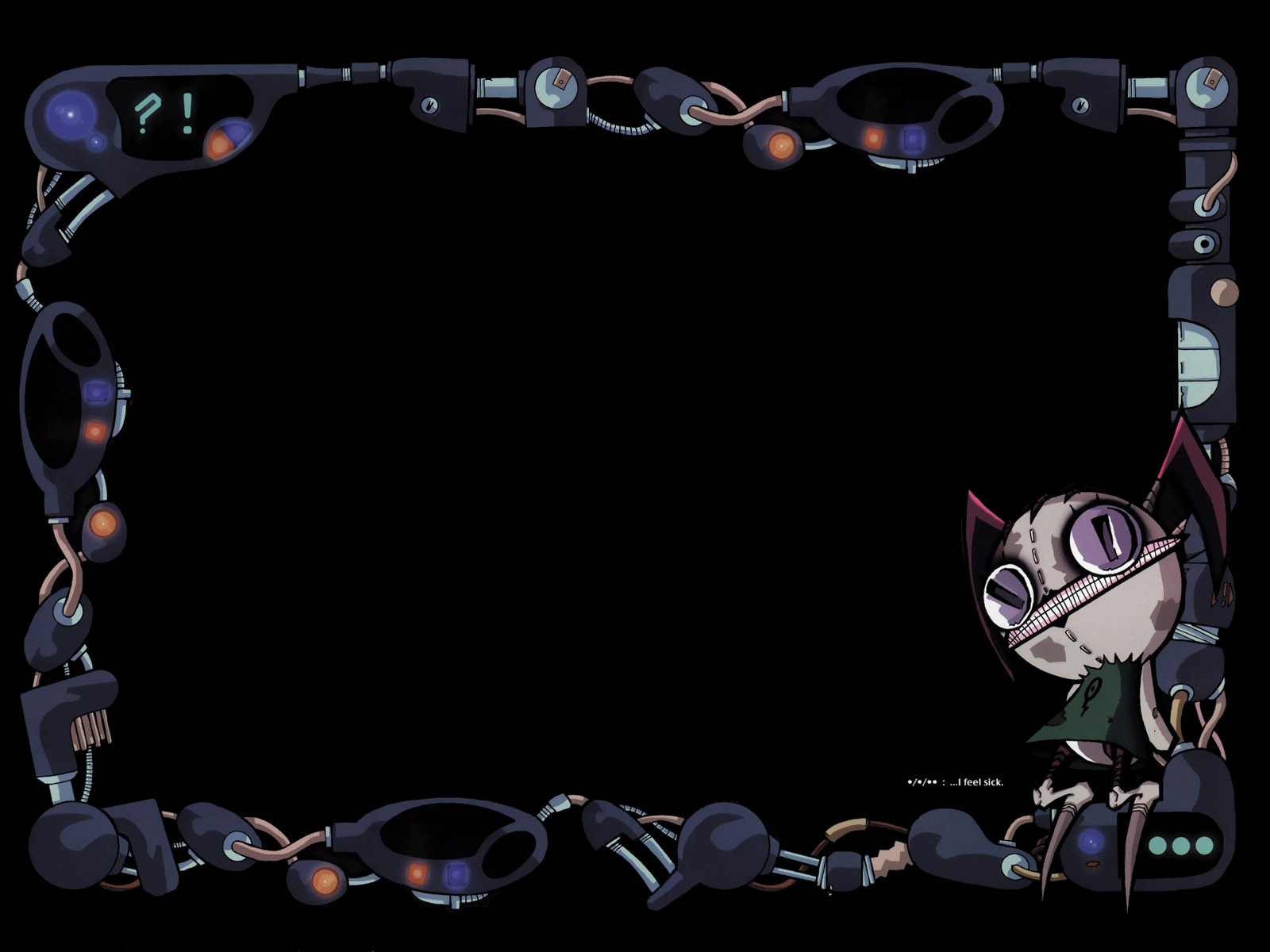 Invader Zim Wallpaper - Feel Sick Comic - HD Wallpaper 