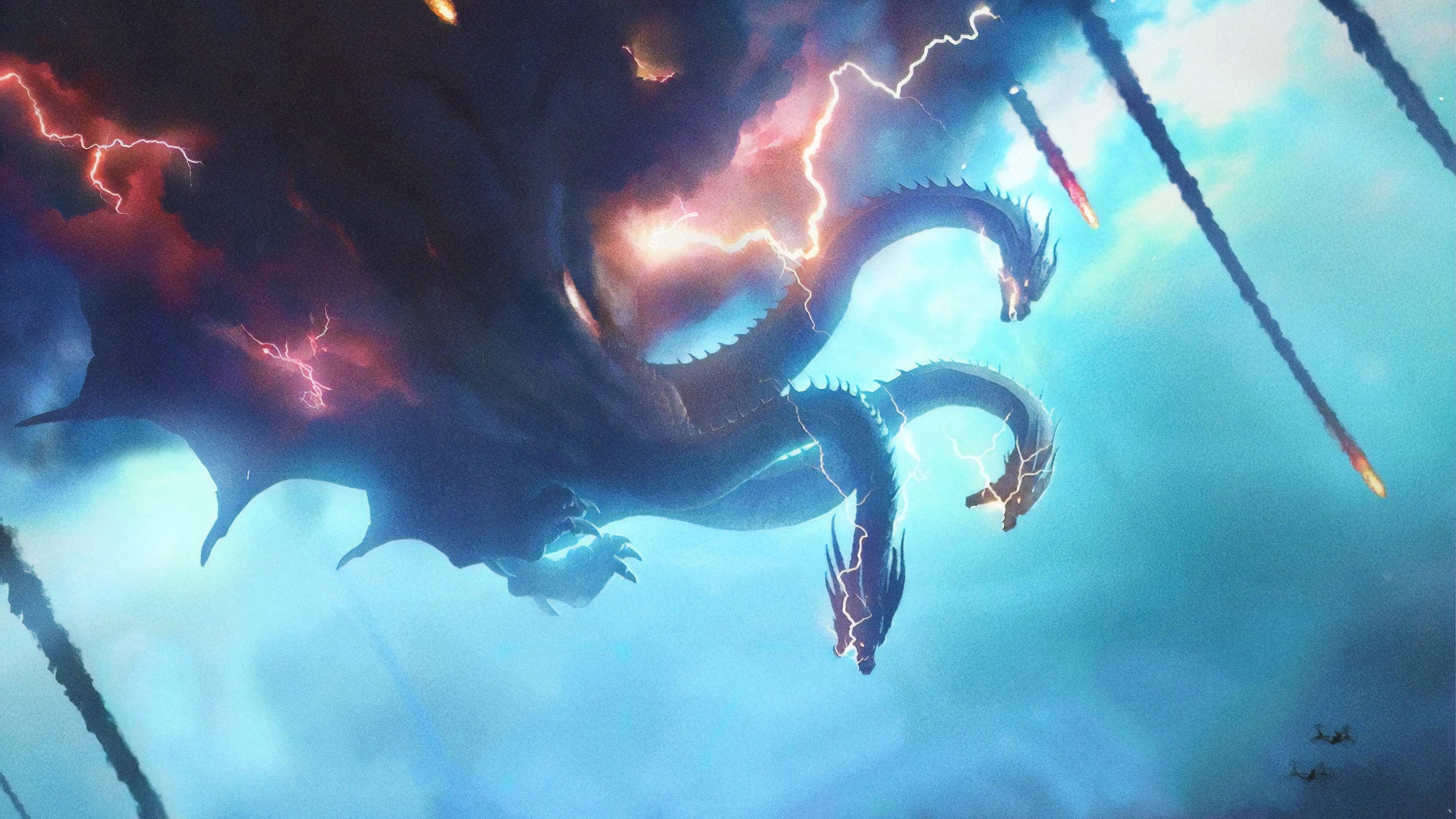 King Ghidorah, Godzilla - Godzilla King Of The Monsters Imax Poster - HD Wallpaper 