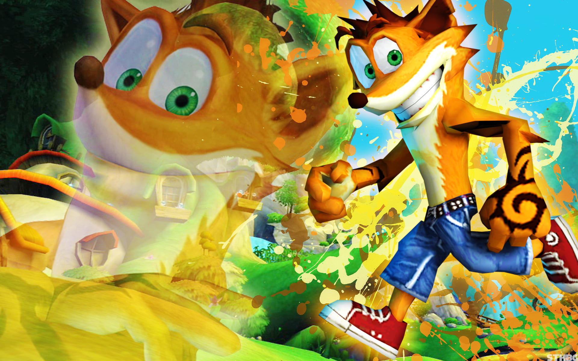 Crash Bandicoot Wallpaper Ps4 - HD Wallpaper 