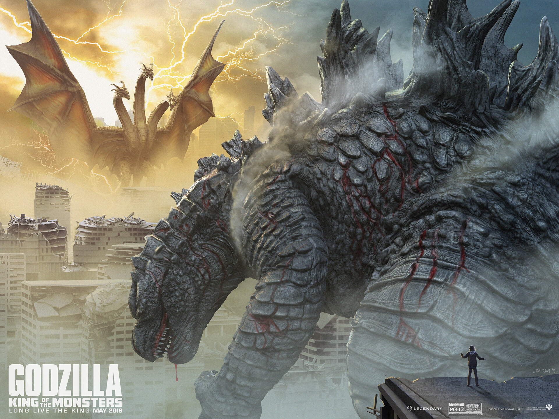 Godzilla Fan Art 2019 - HD Wallpaper 