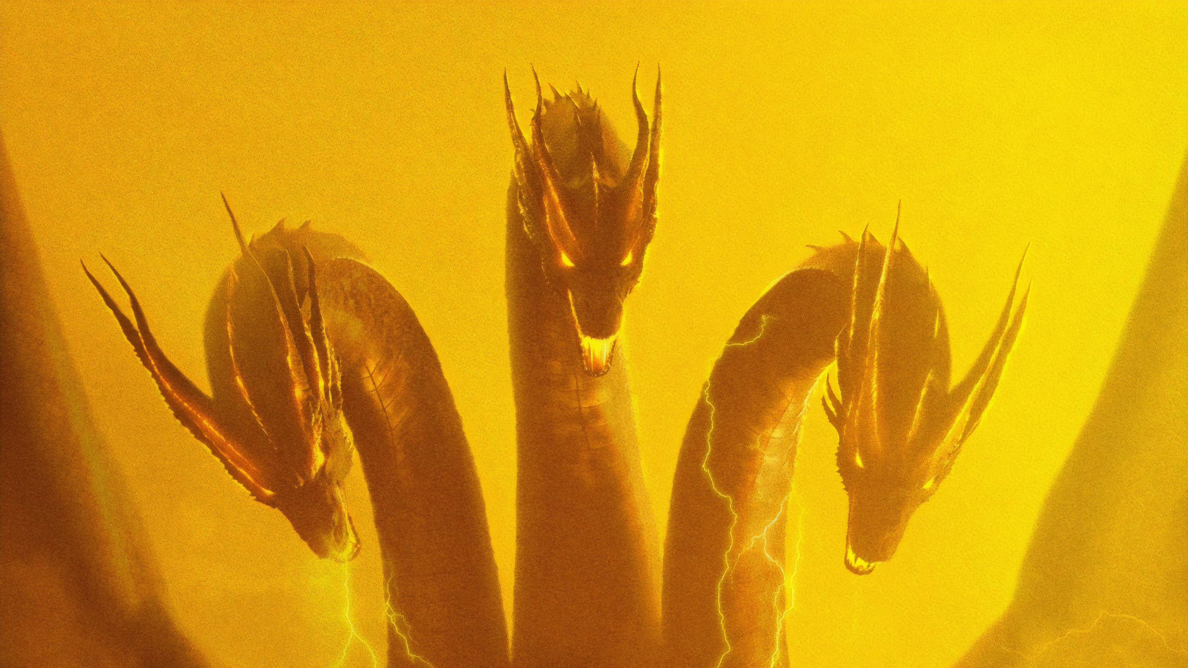 Ghidorah Godzilla King Of The Monsters 4k - Godzilla King Of The Monsters King Ghidorah - HD Wallpaper 