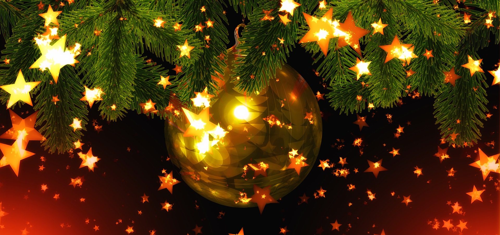 Beautiful Christmas Lights Widescreen Wallpaper - Africa Decoration Of Christmas - HD Wallpaper 