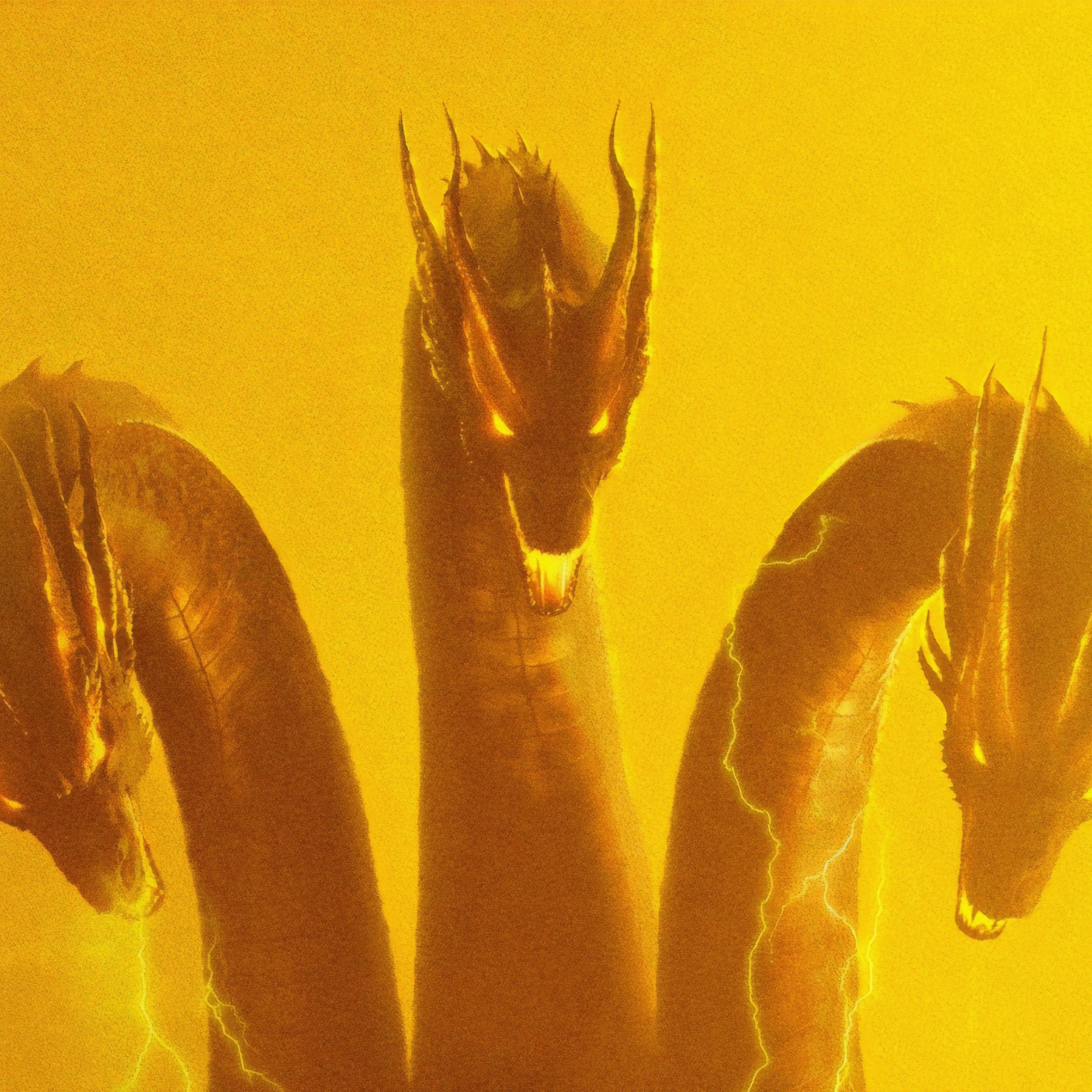 Three Head Dragon, Godzilla - Godzilla King Of The Monsters King Ghidorah - HD Wallpaper 