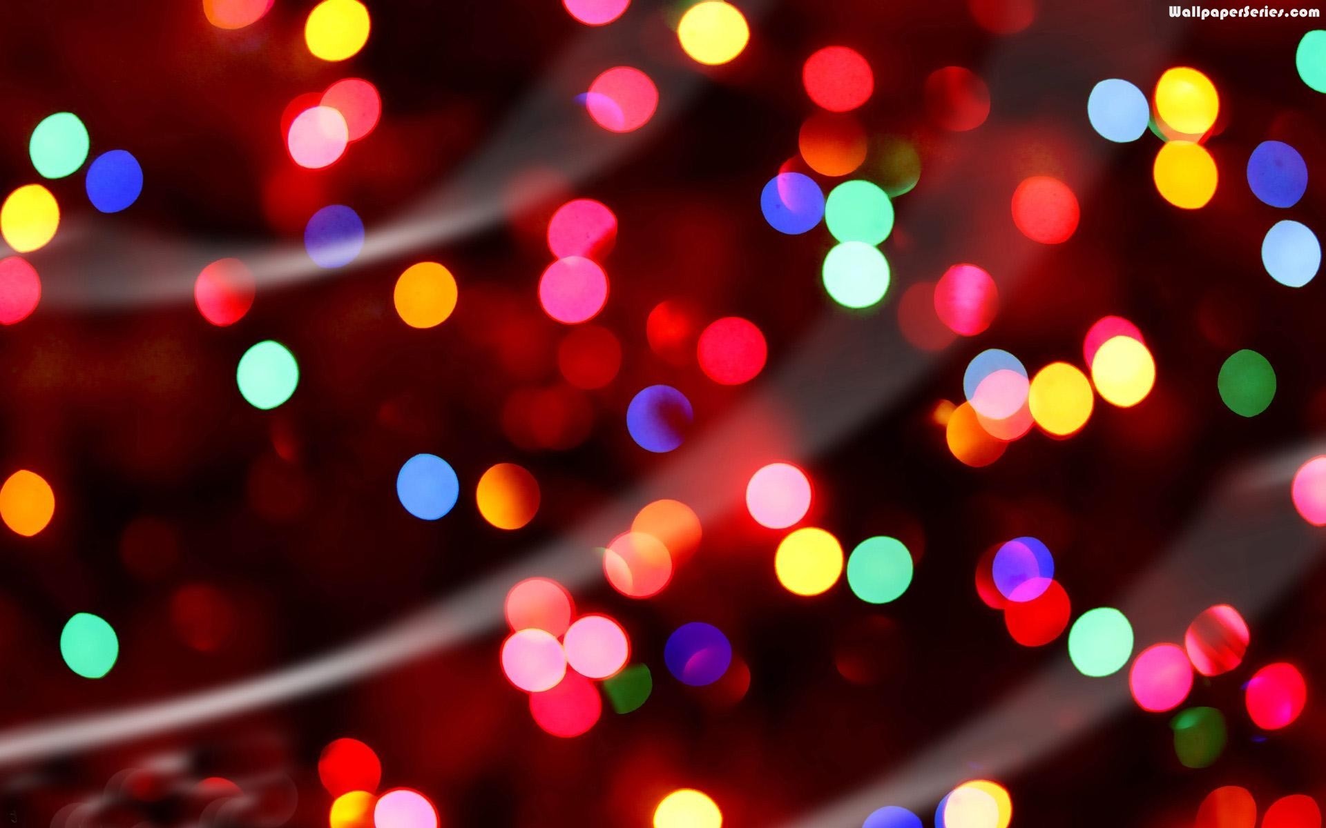Holiday 3d Wallpaper - Lights Background Christmas - HD Wallpaper 